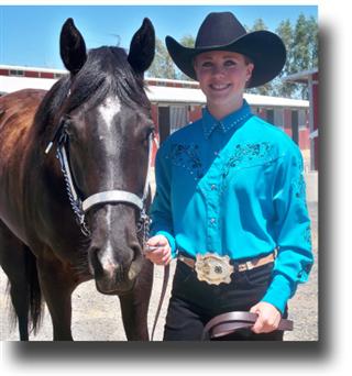 4-H Member and Horse at the Fair